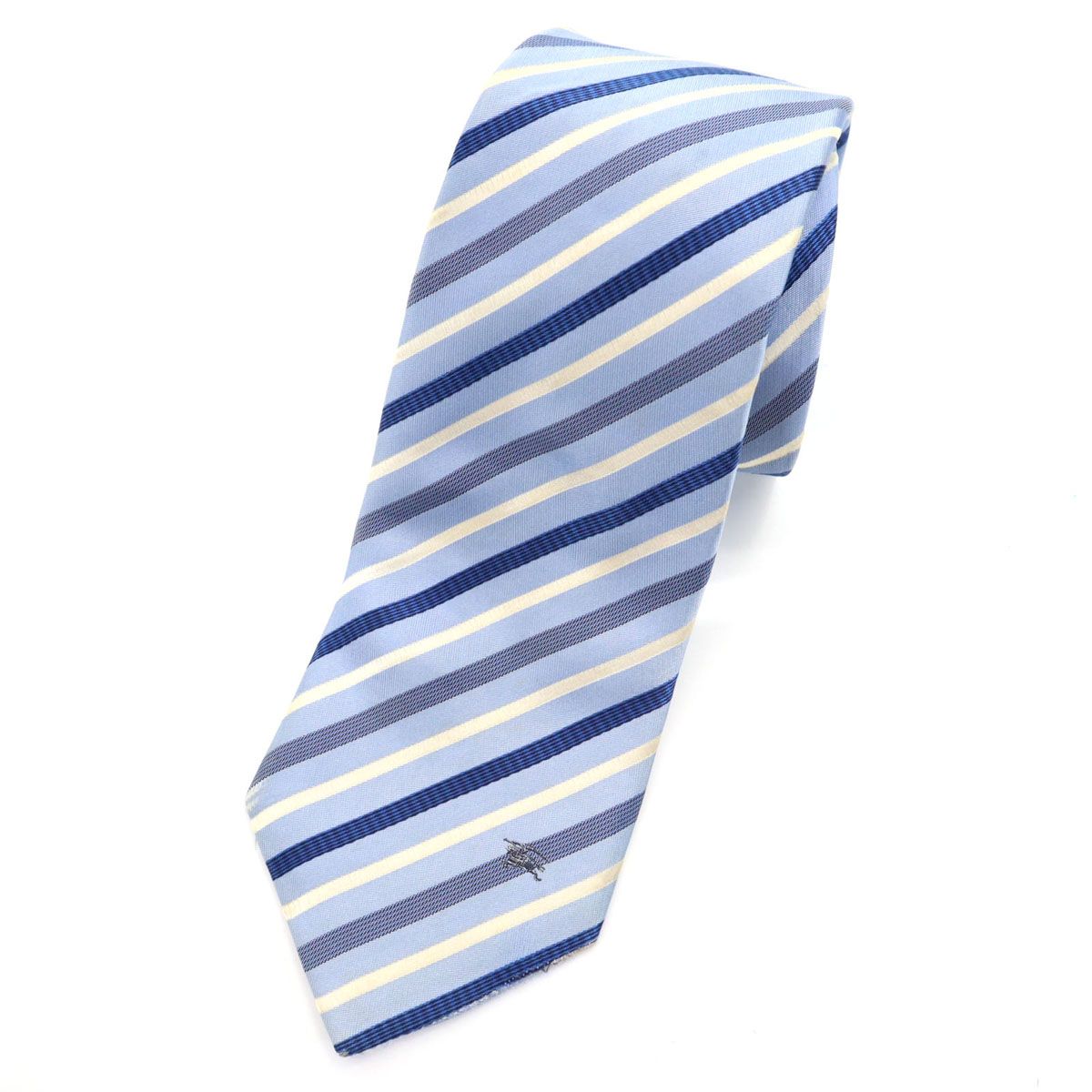 BURBERRY BLACK LABEL バーバリーブラックレーベル 日本製 シルク 斜