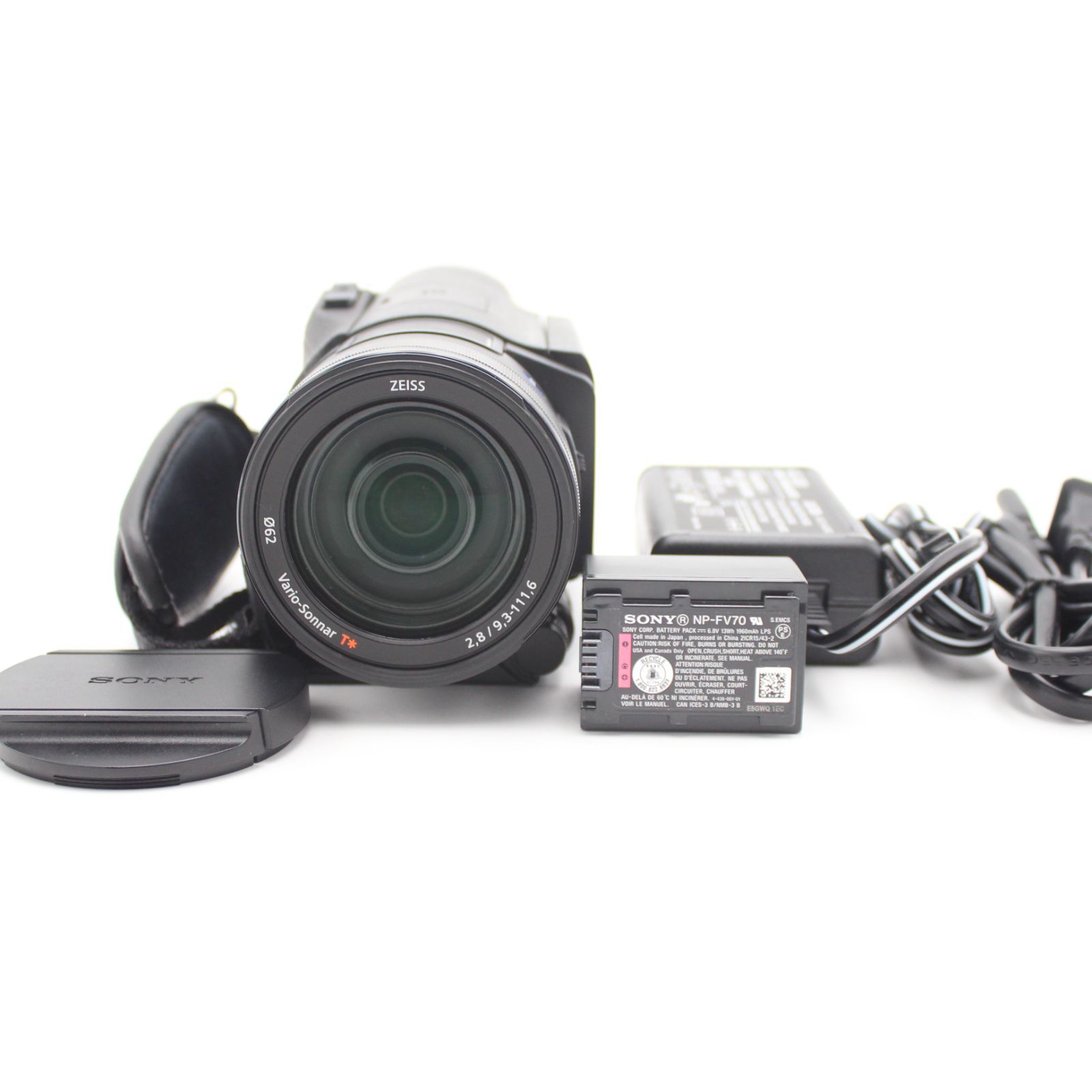 □ほぼ新品□ SONY ビデオカメラ FDR-AX100 4K 光学12倍 ブラック 