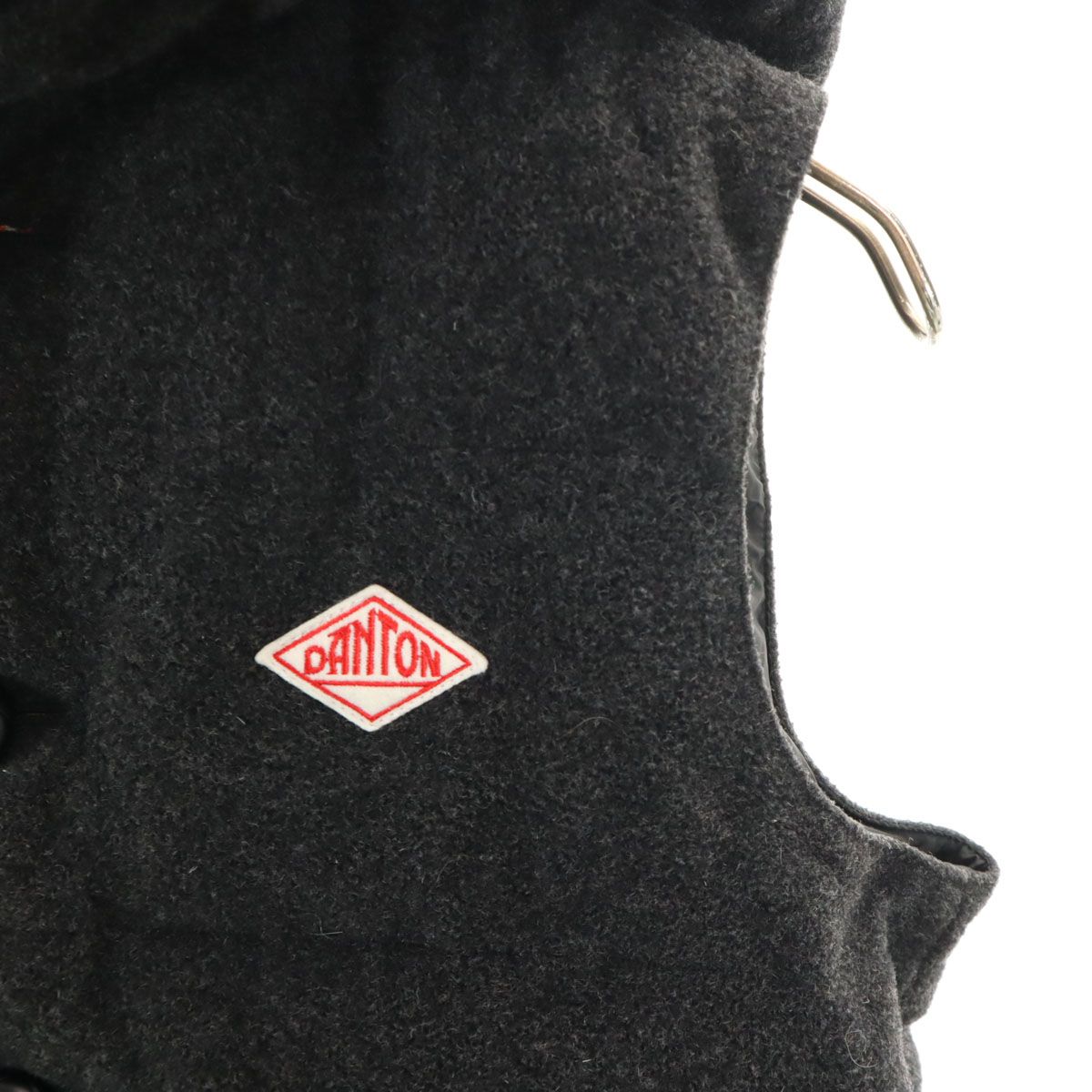 Danton ダントン ウールモッサ ダウンベスト 34 グレー BEAMS 別注