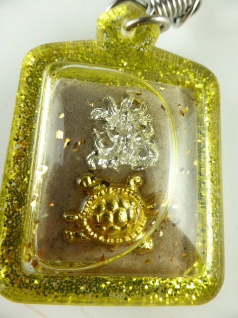 タイ呪物 呪符 ジンジョークカオハン 九尾の狐 プラクルアンネックレス