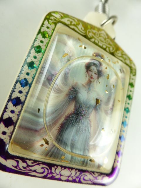 タイ呪物 呪符 ジンジョークカオハン 九尾の狐 プラクルアンネックレス