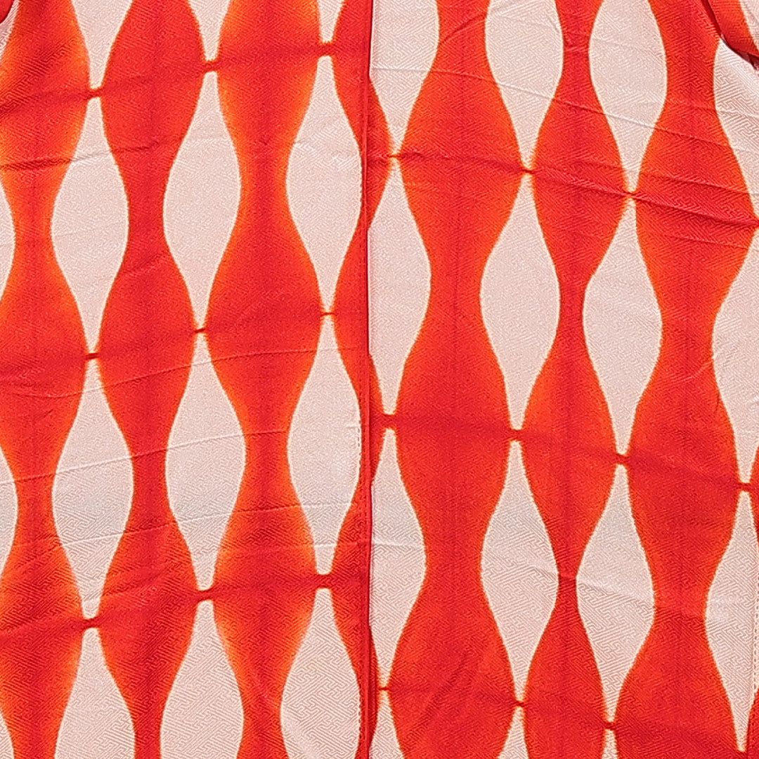 アンティーク 長襦袢 無双袖 身丈130cm 裄丈64cm 正絹 Aランク Lサイズ