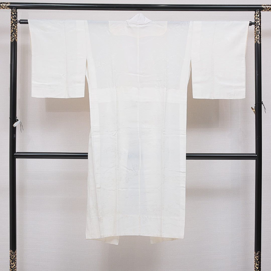 長襦袢 無双袖 身丈126cm 裄丈62cm 正絹 Cランク Mサイズ 古典柄