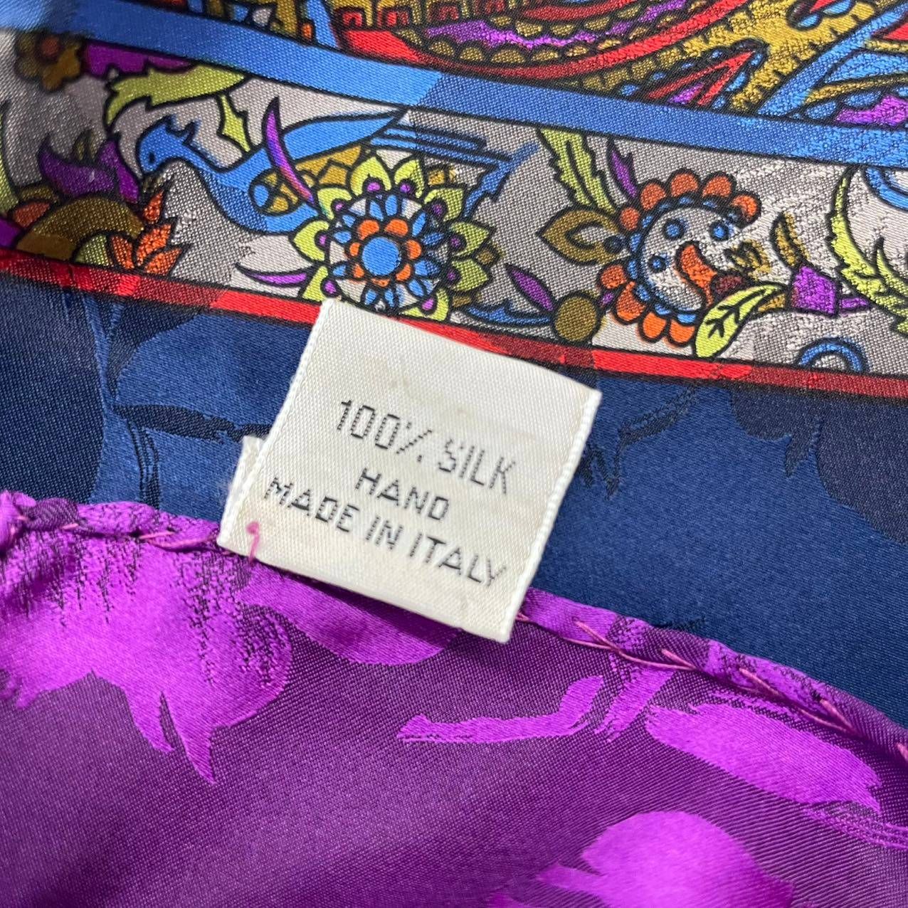 極美品 FENDI スカーフ シルク 民族風 マルチカラー 大判 - メルカリ