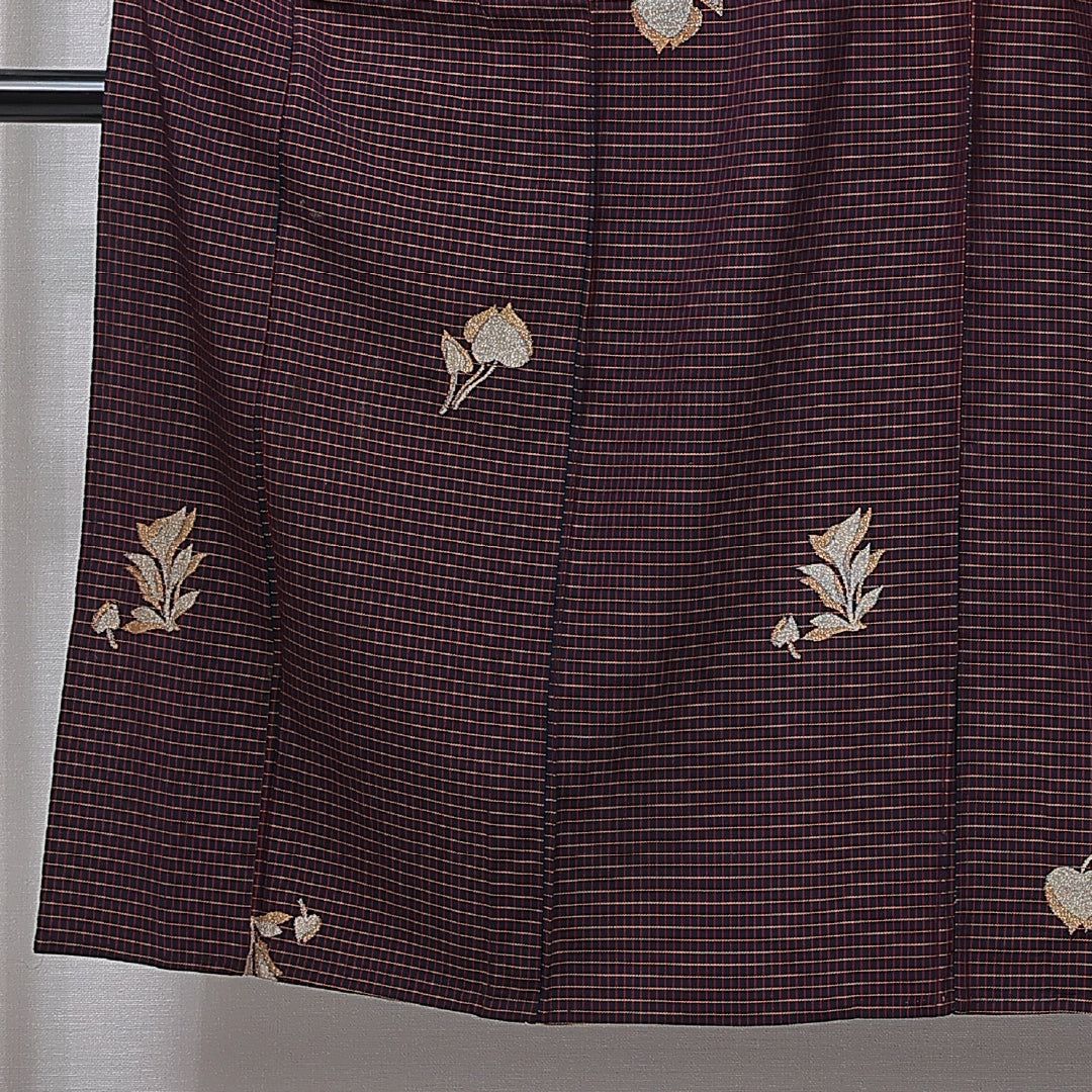 アンティーク お召 単衣 身丈147cm 裄丈64cm 正絹 Cランク XSサイズ