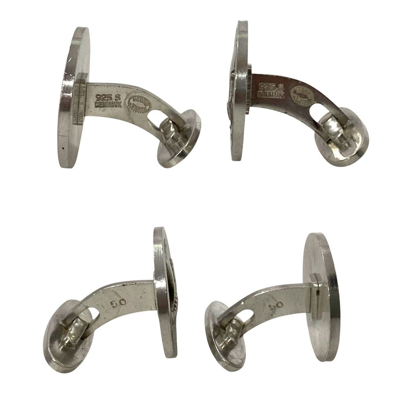 GEORG JENSEN】50 カフス 帆船 SV925 SILVER/シルバー 総重量約16.2g