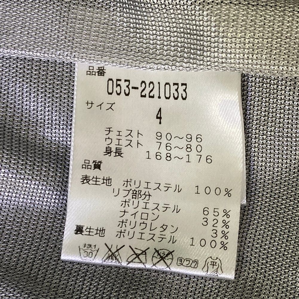 サイズ：4 PEARLY GATES パーリーゲイツ 裏地付き 長袖ブルゾン