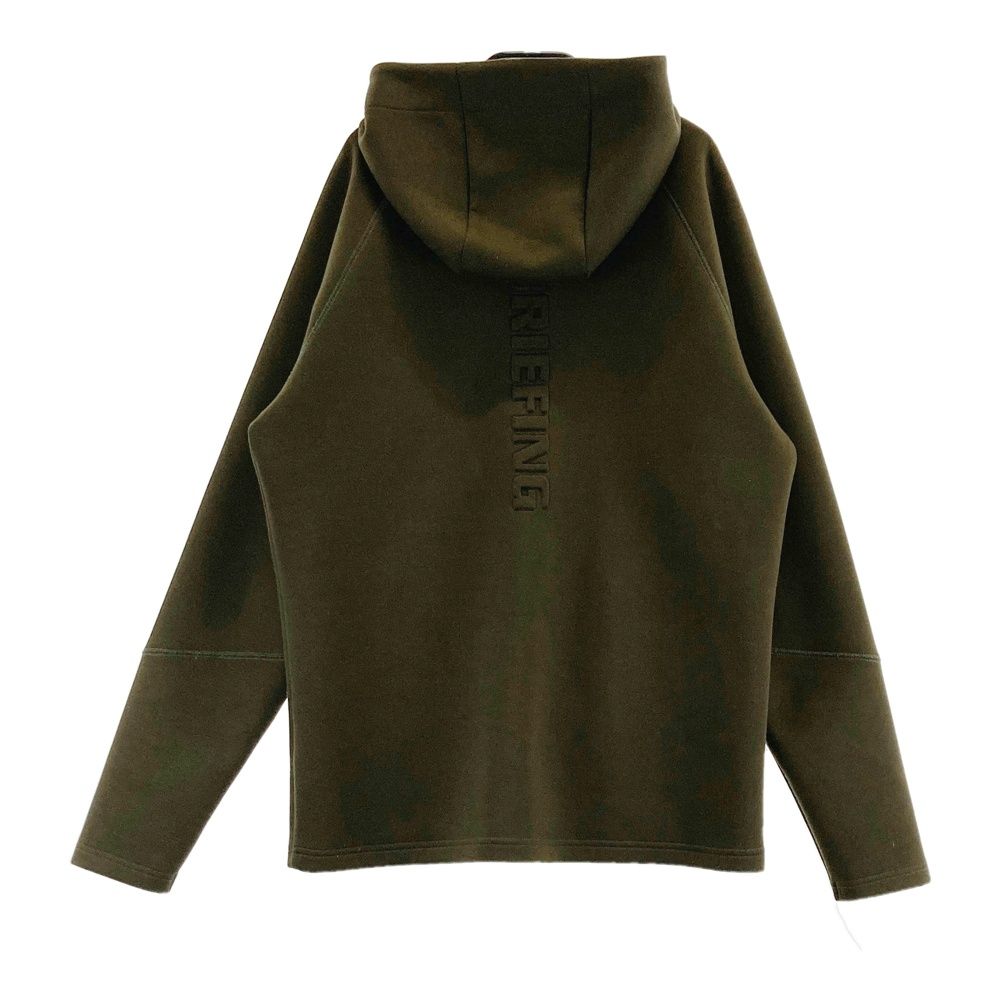 サイズ：M BRIEFING GOLF ブリーフィング 3Dロゴ ジップパーカー