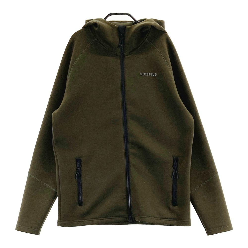 サイズ：M BRIEFING GOLF ブリーフィング 3Dロゴ ジップパーカー