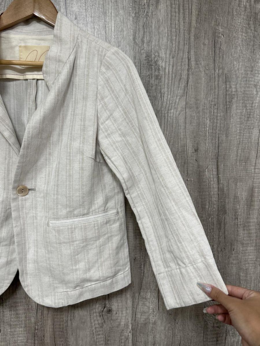 pal las palace パラスパレス 日本製 ストライプ リネン混 ジャケット