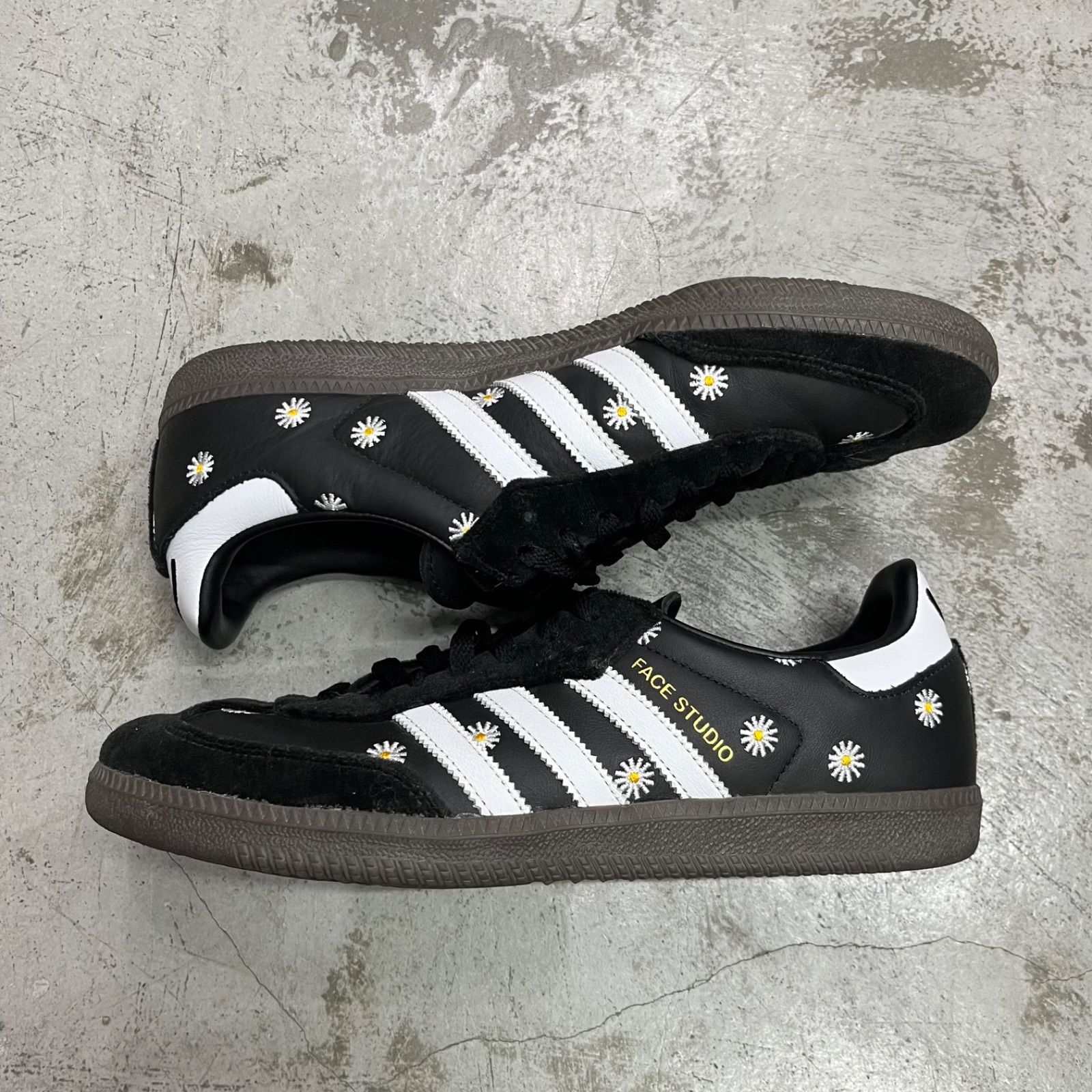 adidas × atmos Samba Core Black サンバ レザー スニーカー アトモス