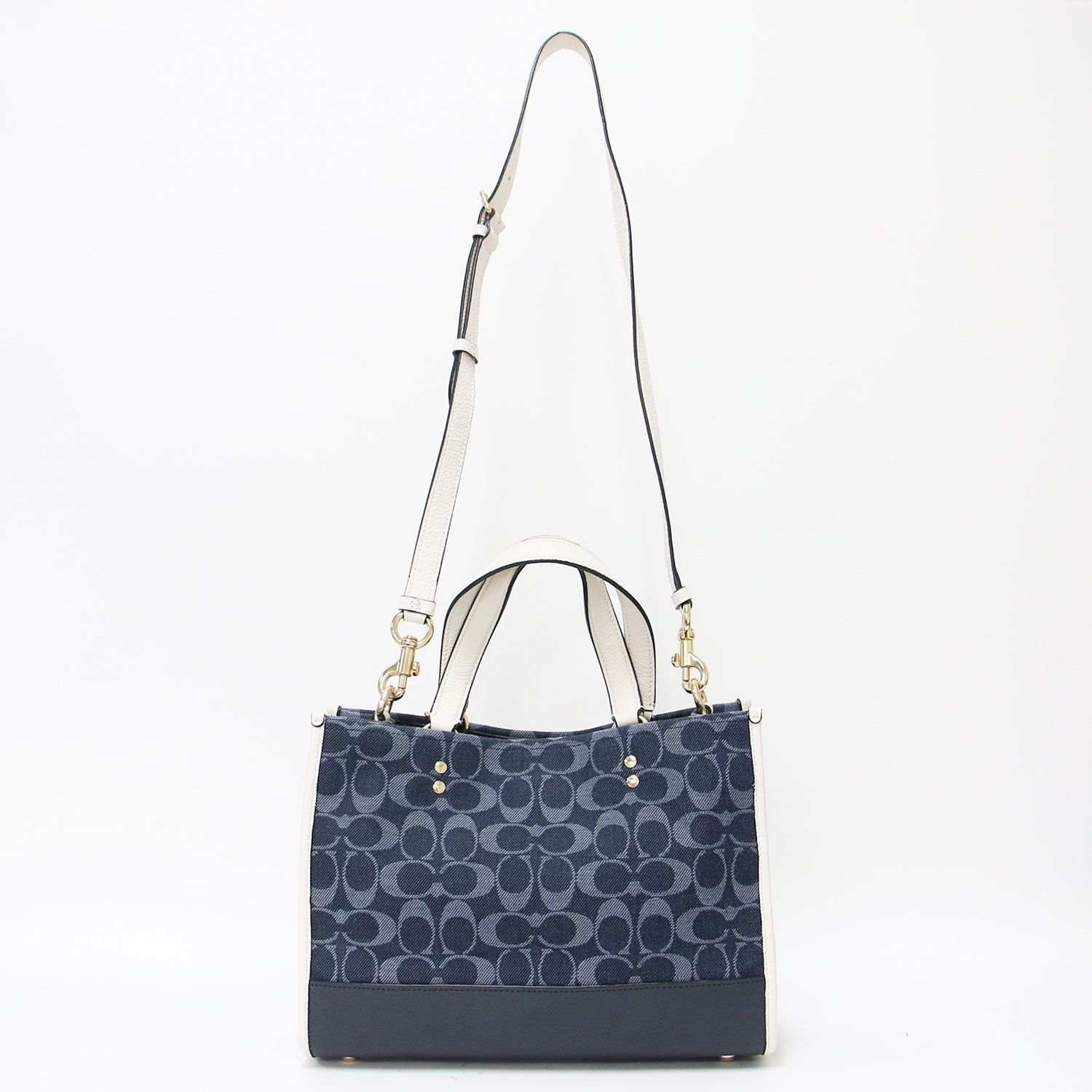 COACH コーチ バッグ ネイビー 紺 | デンプシー キャリーオール 