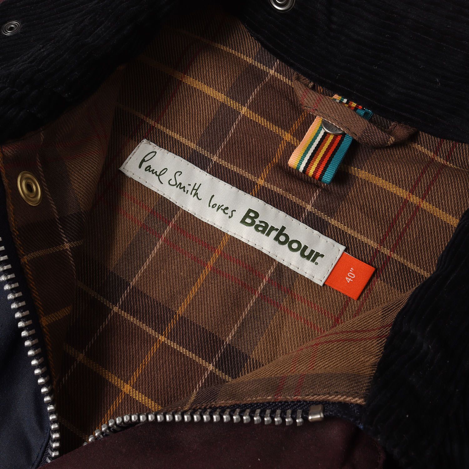 美品】BARBOUR バブアー ジャケット パープル マルチ サイズ:40 | 25AW