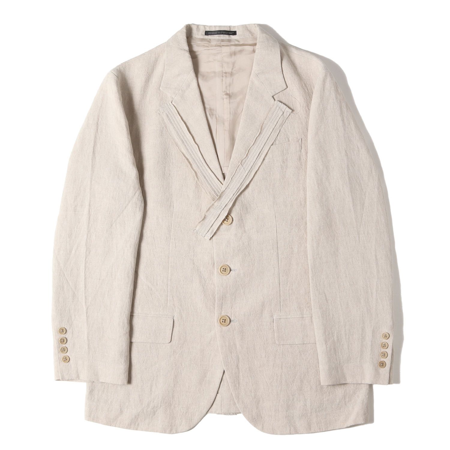美品】Yohji Yamamoto ヨウジヤマモト ジャケット ベージュ サイズ:2