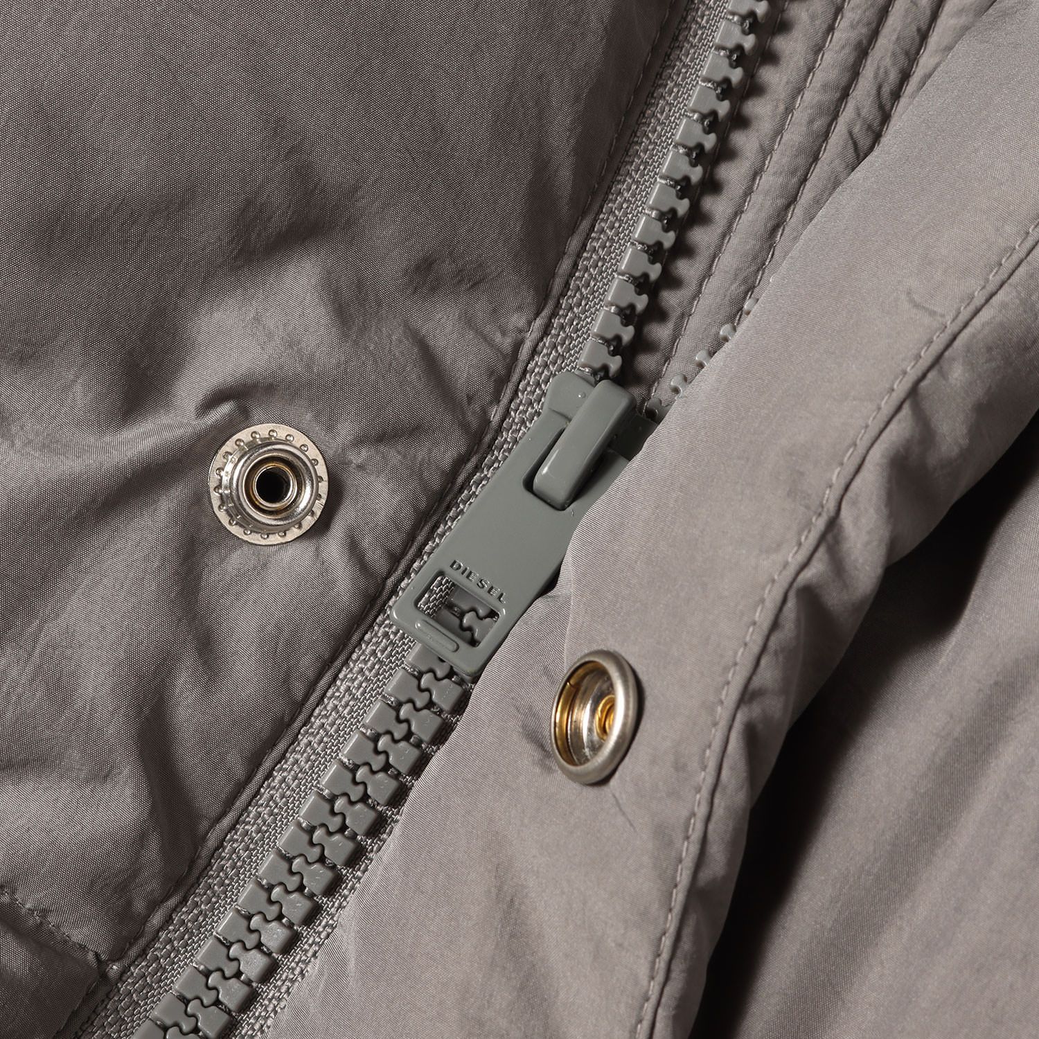 DIESEL ディーゼル ジャケット グレー サイズ:L | オーバルDワッペン