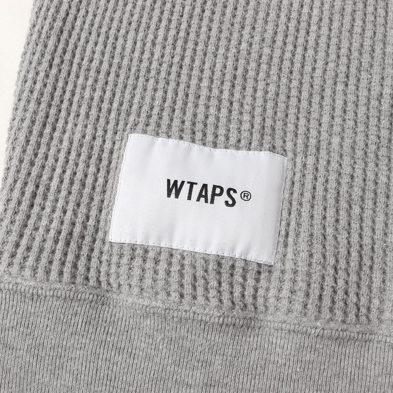 WTAPS ダブルタップス Tシャツ グレー サイズ:L | 24AW ワッフル 