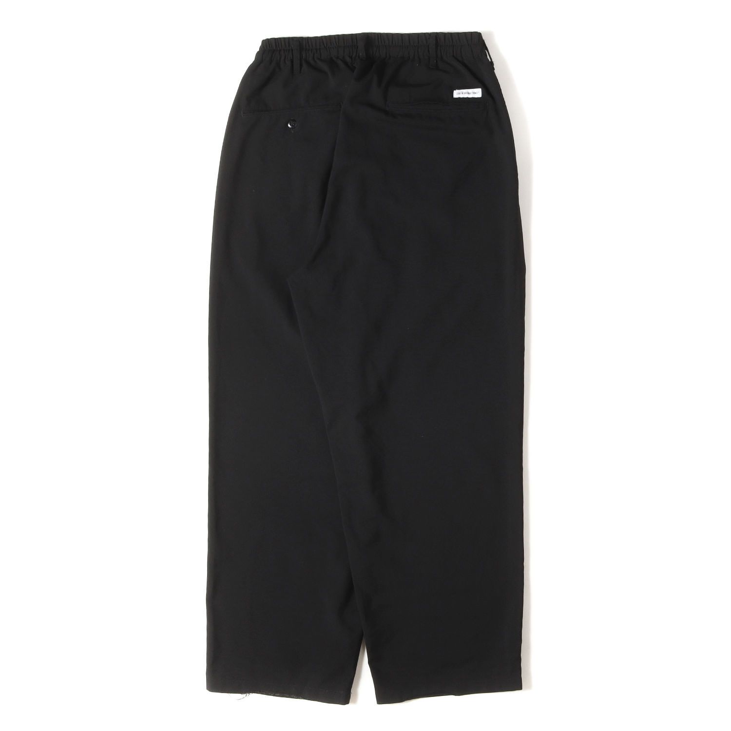 COOTIE クーティー パンツ ブラック 黒 サイズ:S | 25SS 2タック T/W