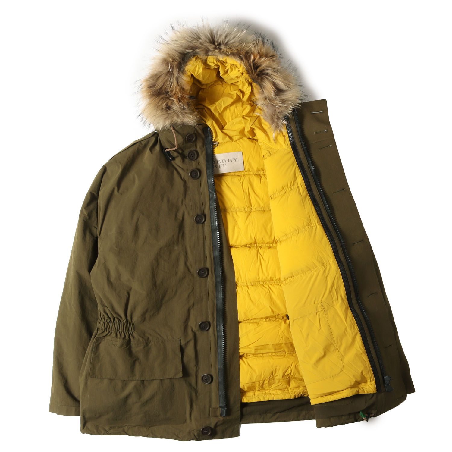 BURBERRY バーバリー ジャケット カーキ イエロー サイズ:XL | 5WAY