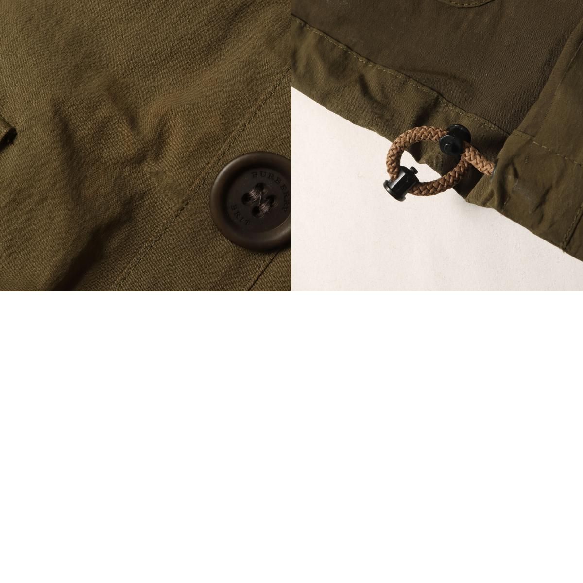 BURBERRY バーバリー ジャケット カーキ イエロー サイズ:XL | 5WAY