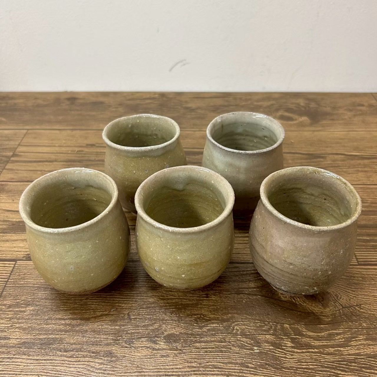 5個セット】唐津焼 小次郎窯 西岡小十 ゆのみ 茶器 木箱あり - メルカリ