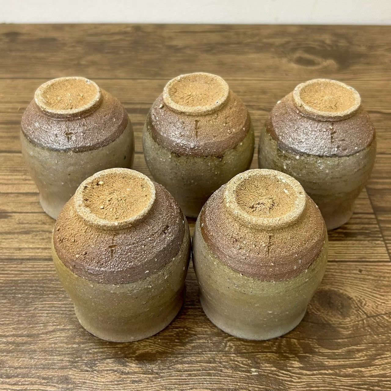 5個セット】唐津焼 小次郎窯 西岡小十 ゆのみ 茶器 木箱あり - メルカリ