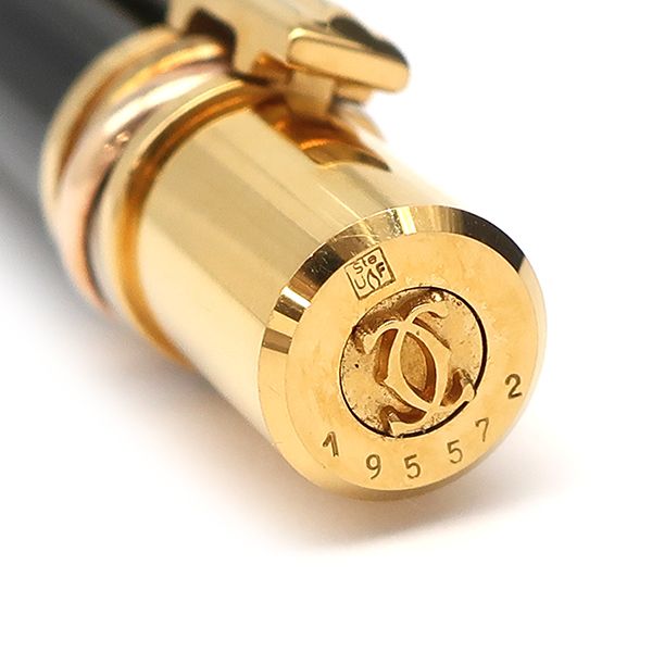 カルティエ Cartier ボールペン トリニティ GP レジン ブラックX