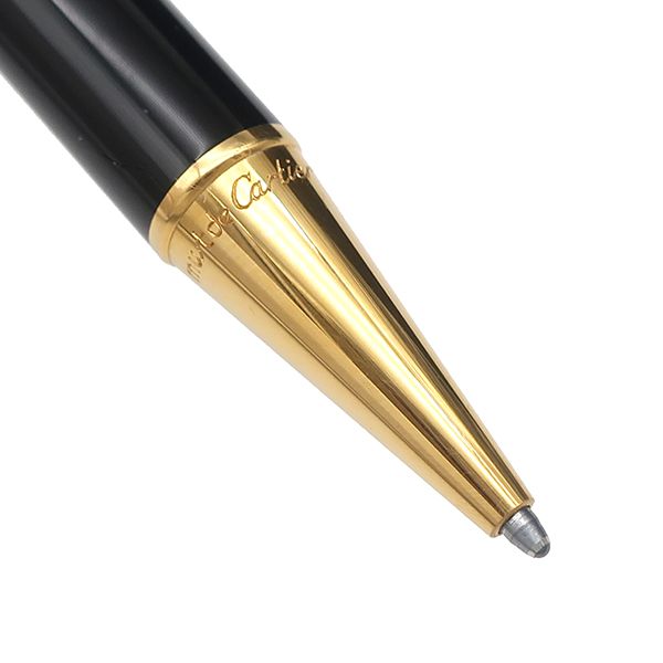 カルティエ Cartier ボールペン トリニティ GP レジン ブラックX