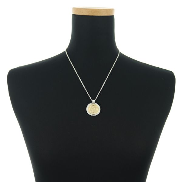 ティファニー ネックレス セントクリストファー コイン シルバー 925