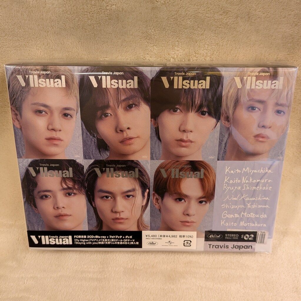 CD Travis Japan VIIsual FC盤 2CD+DVD
