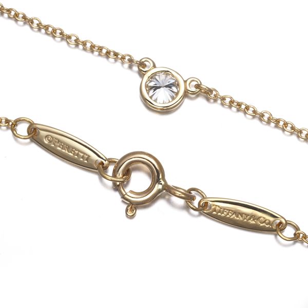 ティファニー ネックレス ダイヤ ダイヤモンド 0.12ct程 バイザヤード