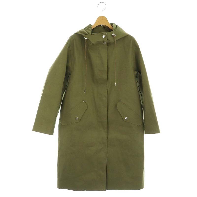 マッキントッシュ MACKINTOSH GRANISH ゴム引きミリタリーフーデッド