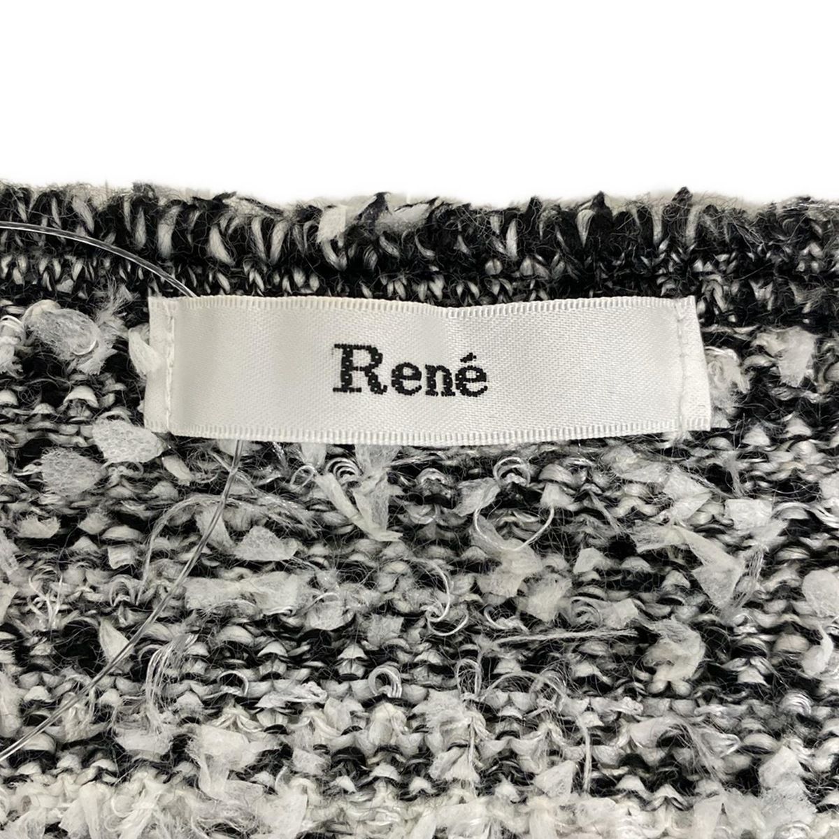 Rene(ルネ) ジャケット サイズ36 S レディース美品 - 白×黒 長袖