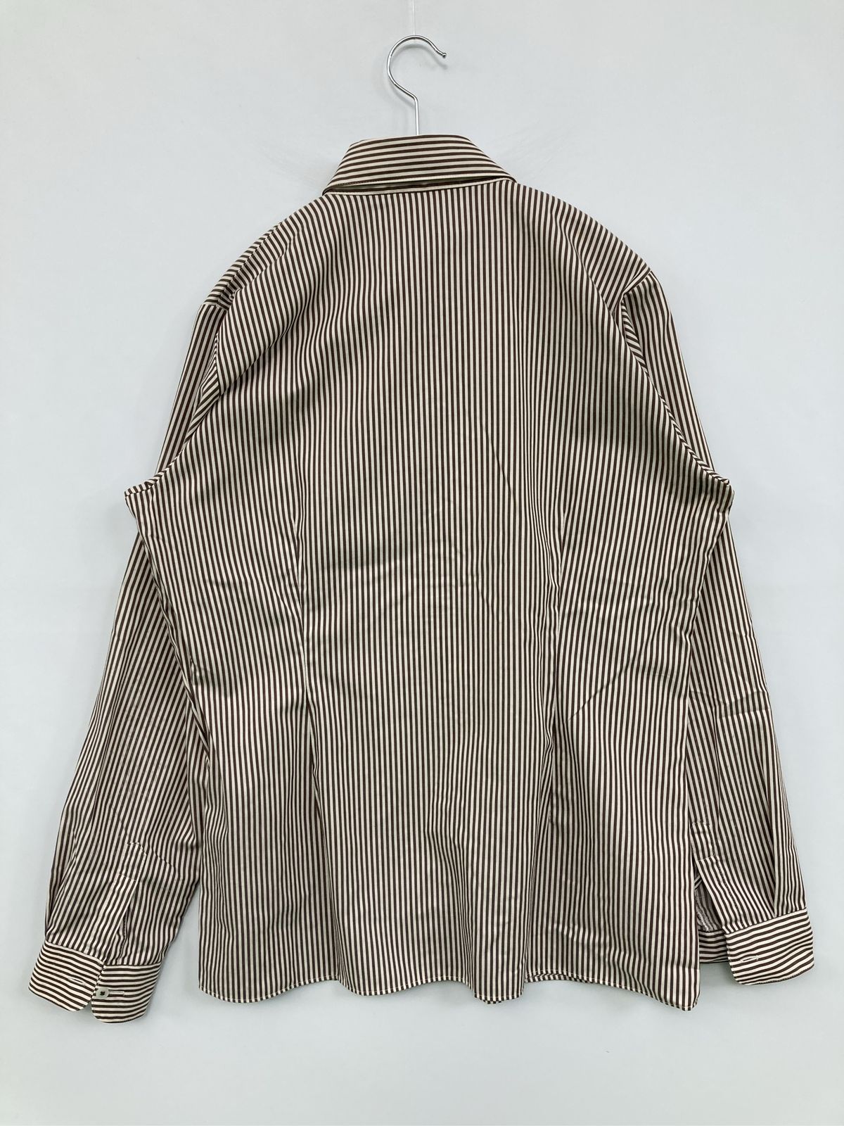 ORIHICA RHYME オリヒカライム シャツ/ブラウス LL ブラウン コットン