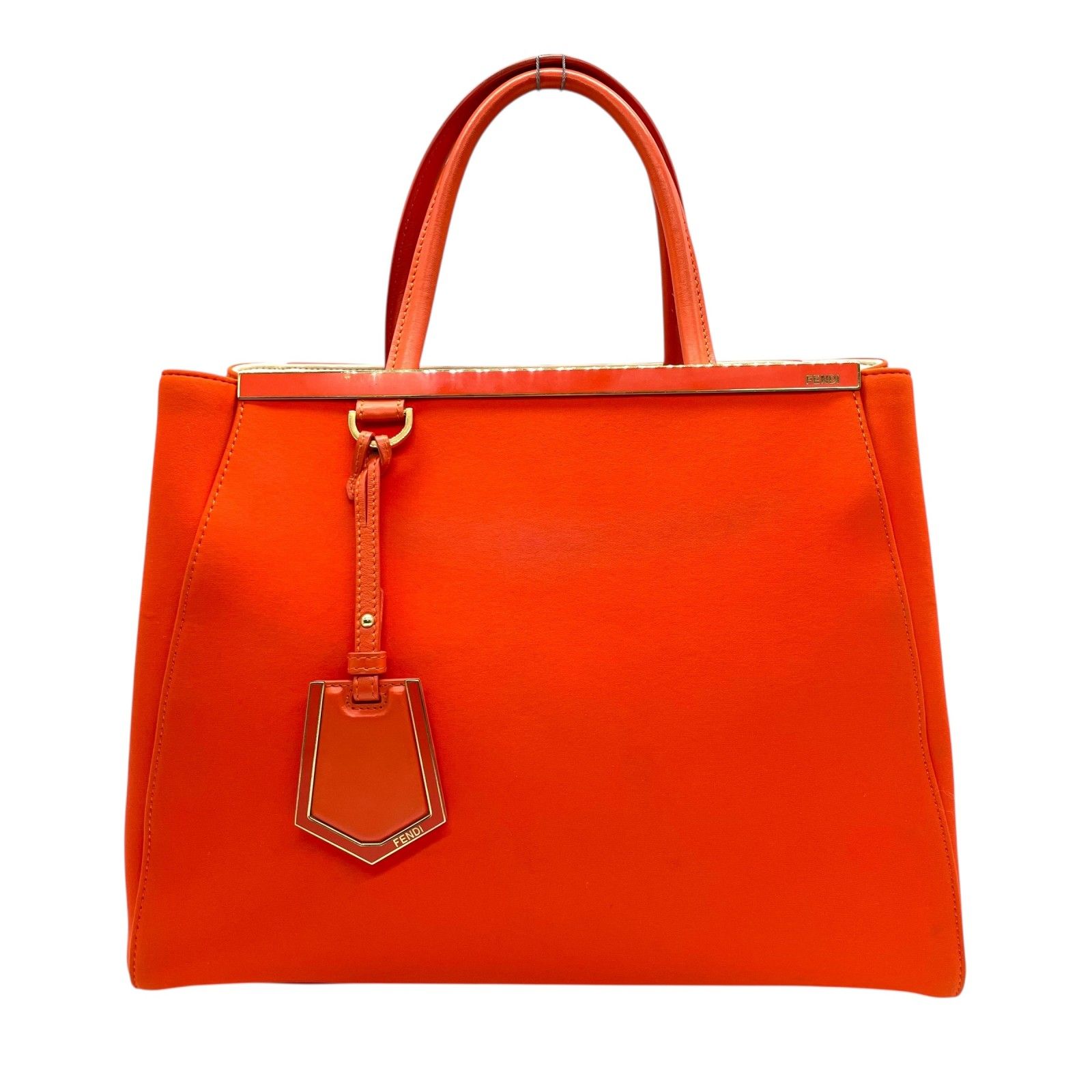 FENDI トゥージュール ハンドバッグ ナイロン レザー 2WAY トート