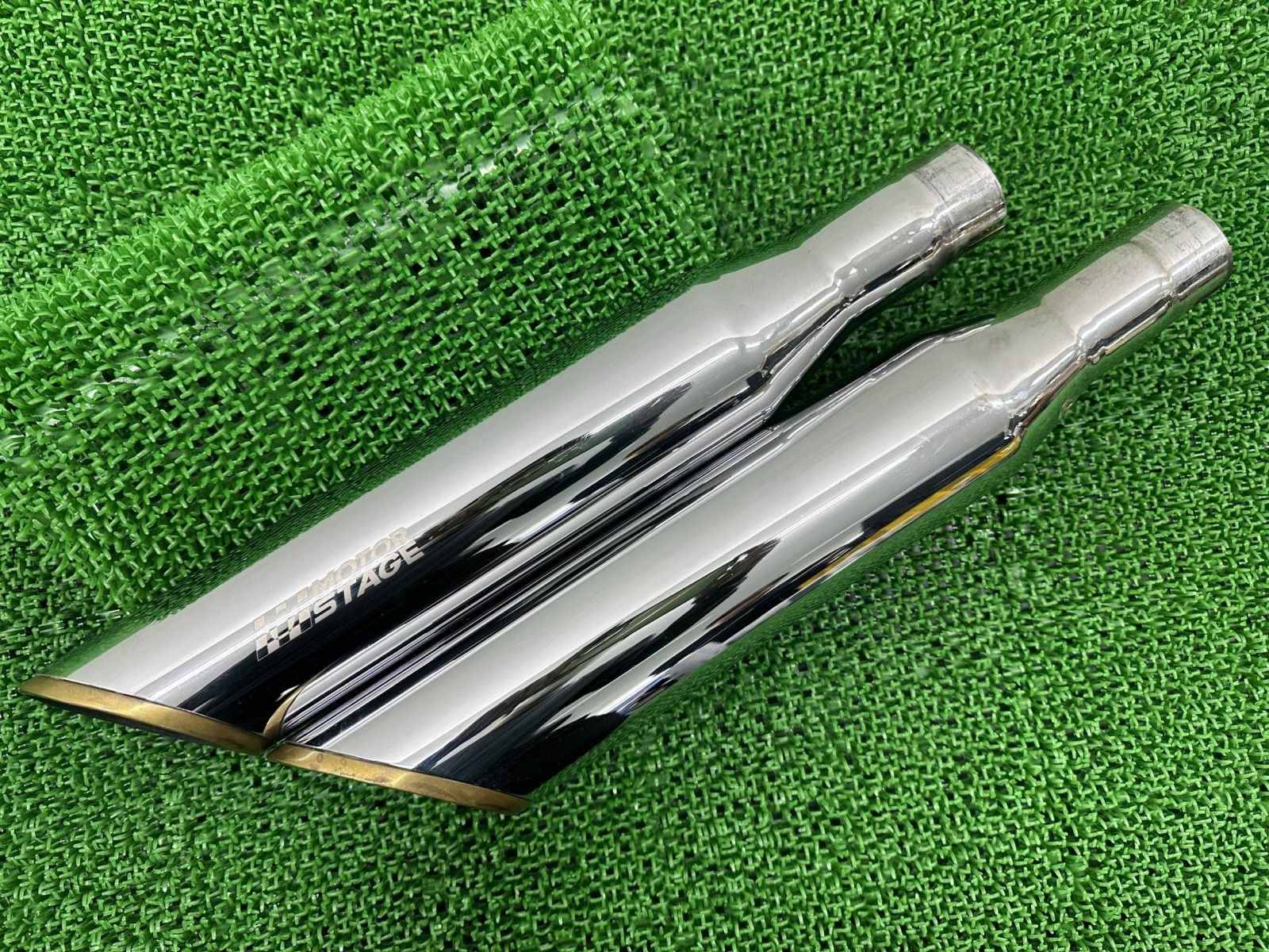 モーターステージ製スポーツスター サイレンサーマフラー 社外 中古