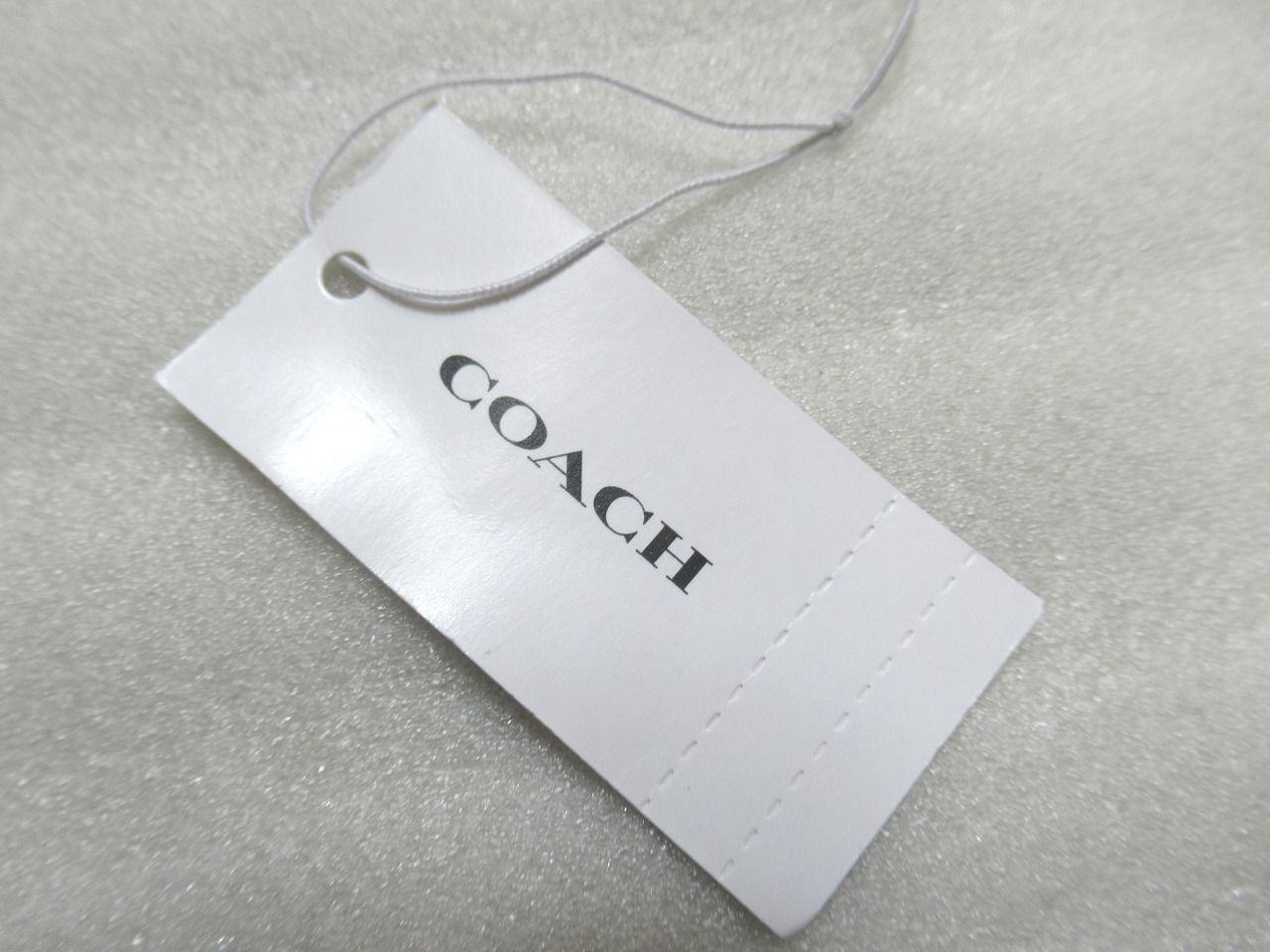 新品未使用 COACH コーチ ハート バッグ チャーム・シグネチャー 