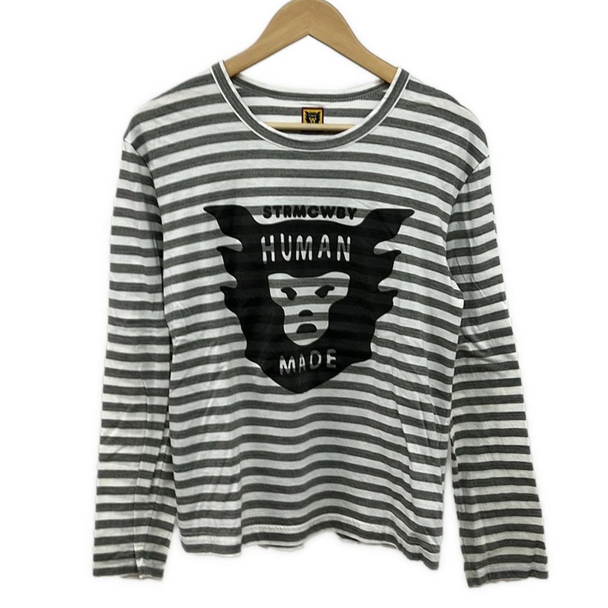 HUMAN MADE(ヒューマンメイド) 長袖Tシャツ サイズM メンズ美品 - 白