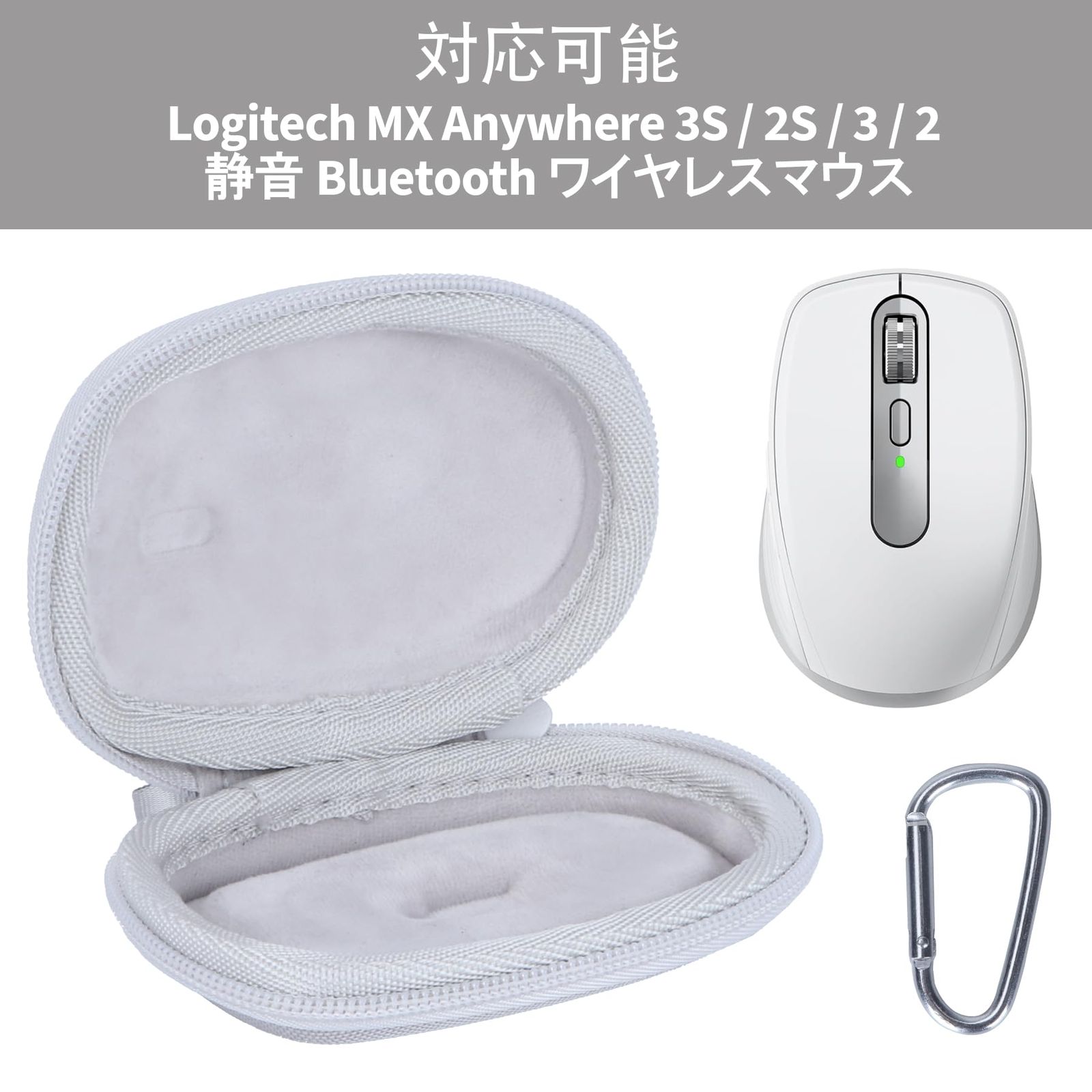 Peyyargo収納ケースと互換性のあるロジクール Logicool MX ANYWHERE 3S