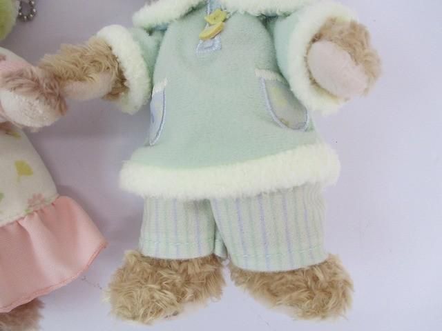 美品 ディズニー TDS ダッフィー シェリーメイ ぬいぐるみバッジ 2点