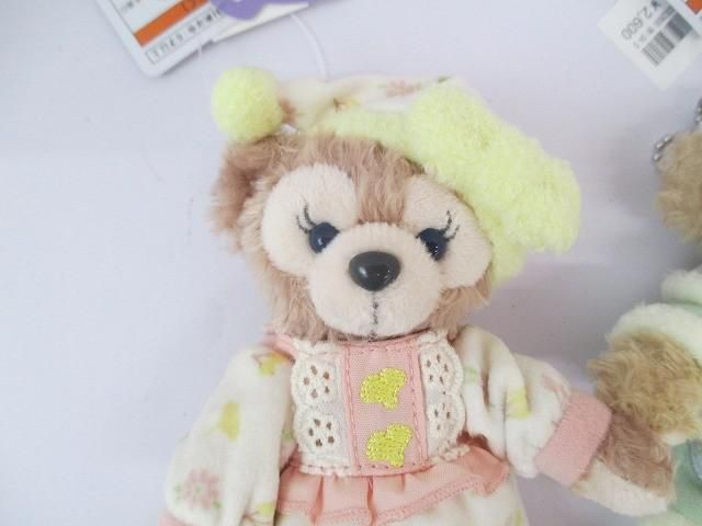 美品 ディズニー TDS ダッフィー シェリーメイ ぬいぐるみバッジ 2点