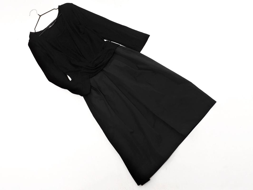 DKNY ダナキャランニューヨーク ドッキング ワンピース size4/黒