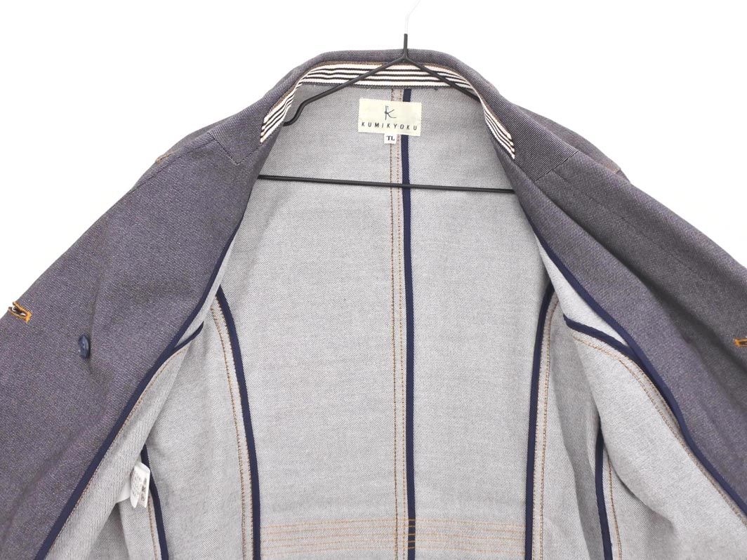 KUMIKYOKU 組曲 ジャケット sizeTL/紺 □◇ レディース - メルカリ