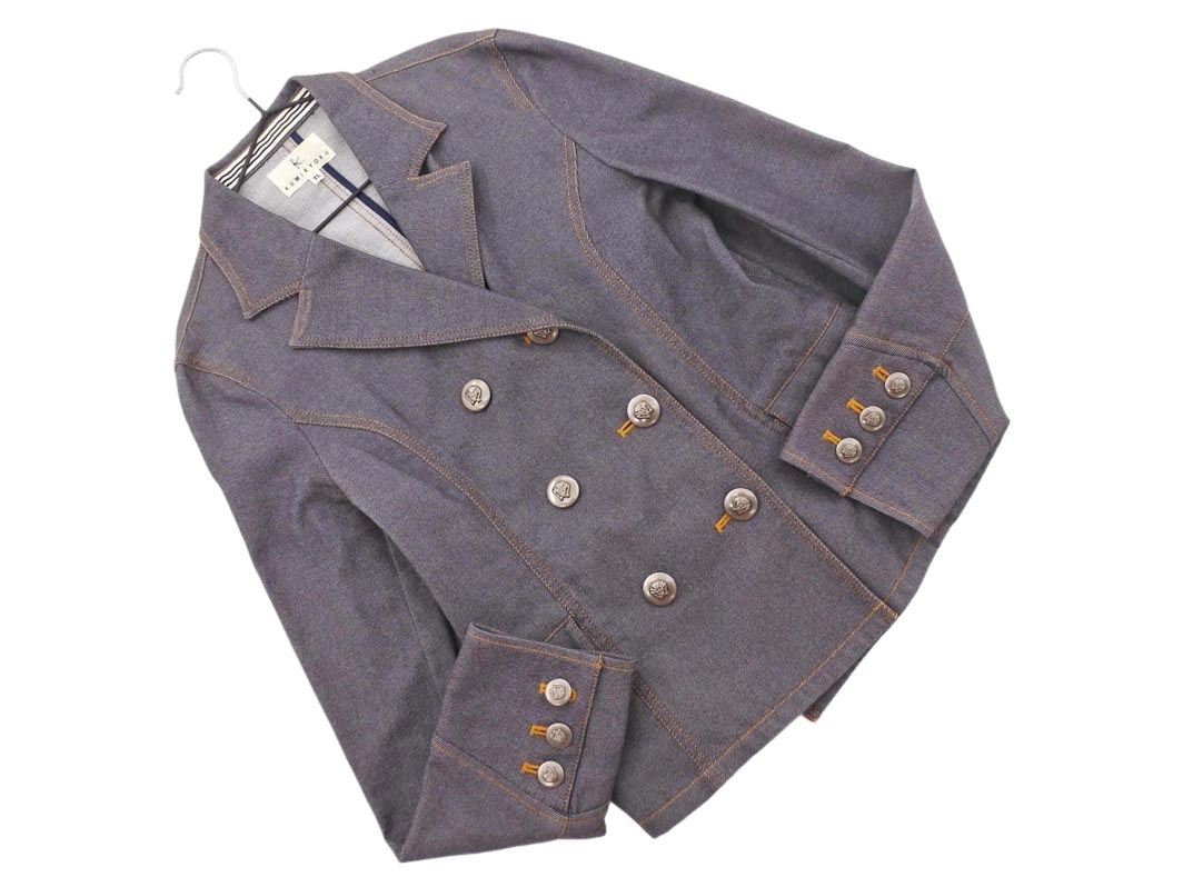 KUMIKYOKU 組曲 ジャケット sizeTL/紺 □◇ レディース - メルカリ