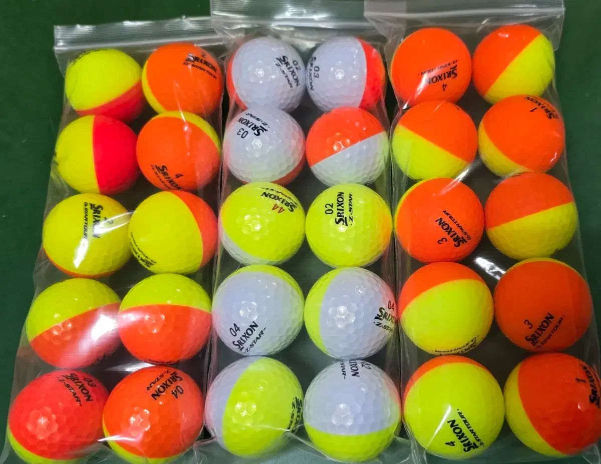 スリクソン ディバイド 30個 (A+級)ゴルフ2色ボール ロストボール
