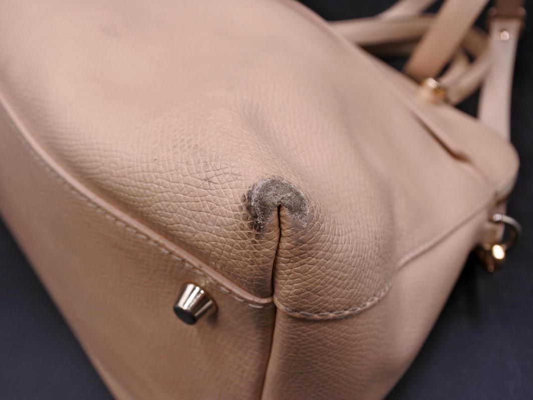 FURLA フルラ パイパー ショルダー 付き 2WAY ハンド バッグ ベージュ