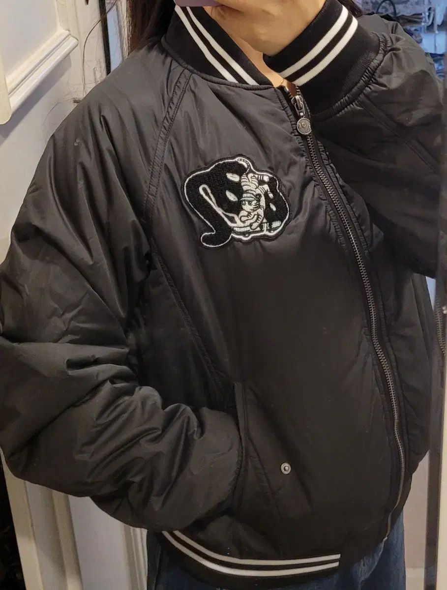 マルボンゴルフ ブラック スタジャン ジャケット アウター L - メルカリ