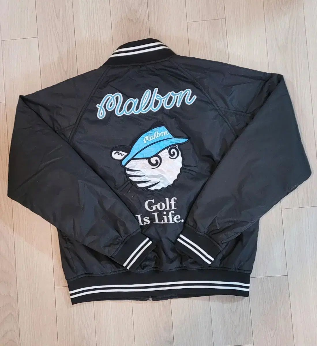 マルボンゴルフ ブラック スタジャン ジャケット アウター L - メルカリ