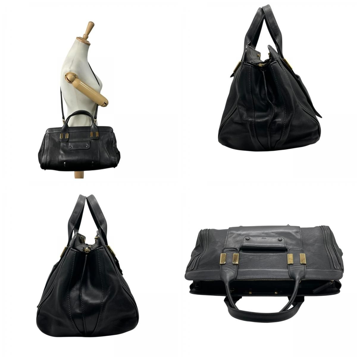 Chloe クロエ Alice アリス レザー 2WAY ハンドバッグ ショルダー