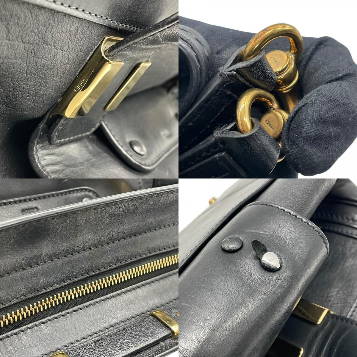 Chloe クロエ Alice アリス レザー 2WAY ハンドバッグ ショルダー