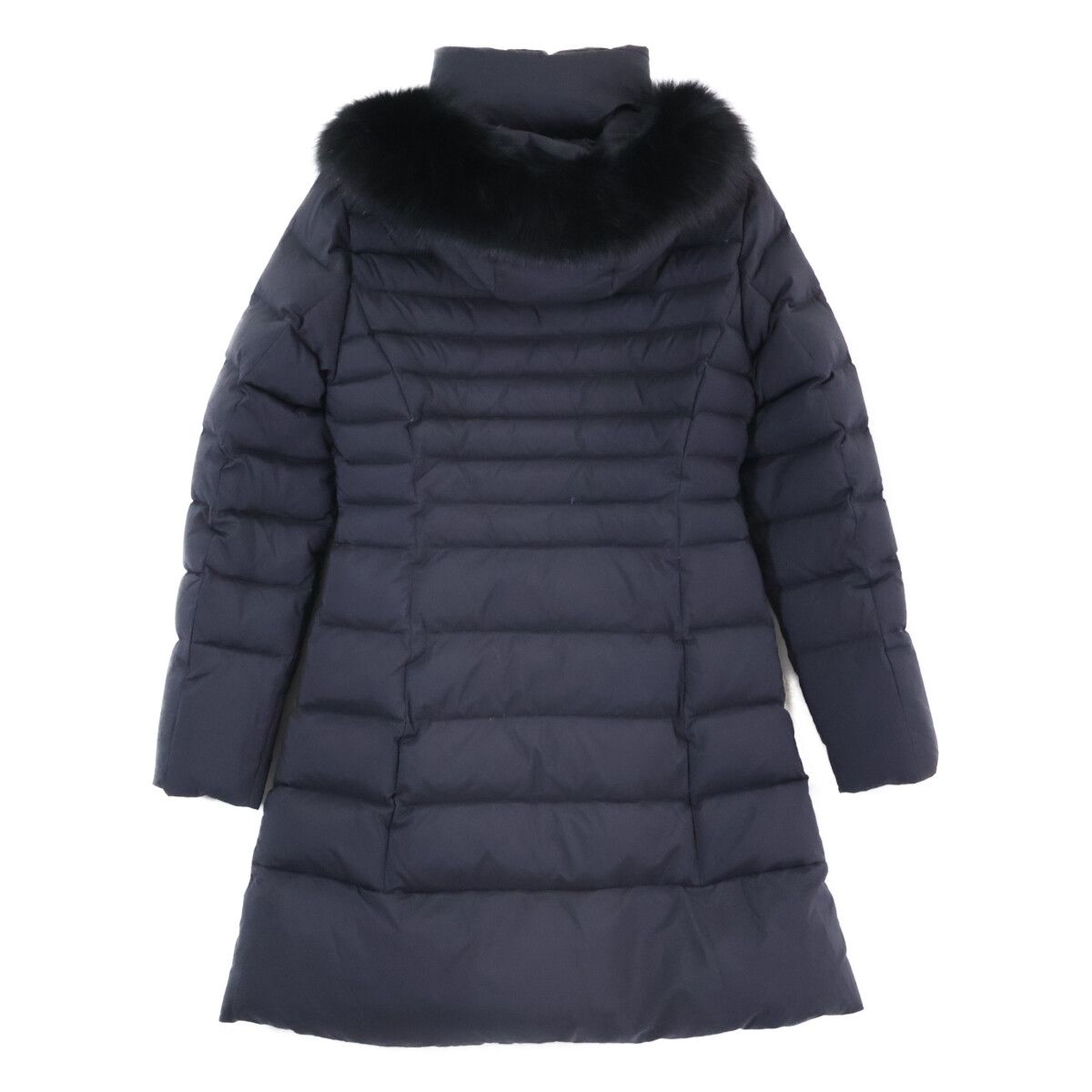 FERVOR フェーバー FAV1028 ﾌﾞﾗｯｸ ﾌｫｯｸｽﾌｧｰ ﾀﾞｳﾝｺｰﾄ 38 - メルカリ